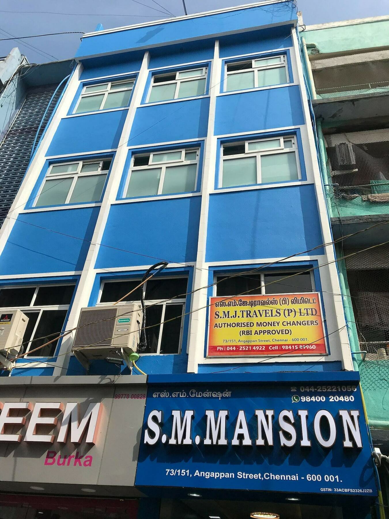 Sm Mansion Near Harbour & High Court 호텔 첸나이 외부 사진